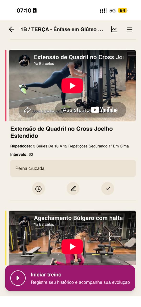 Print da tela de vídeo de execução do exercício